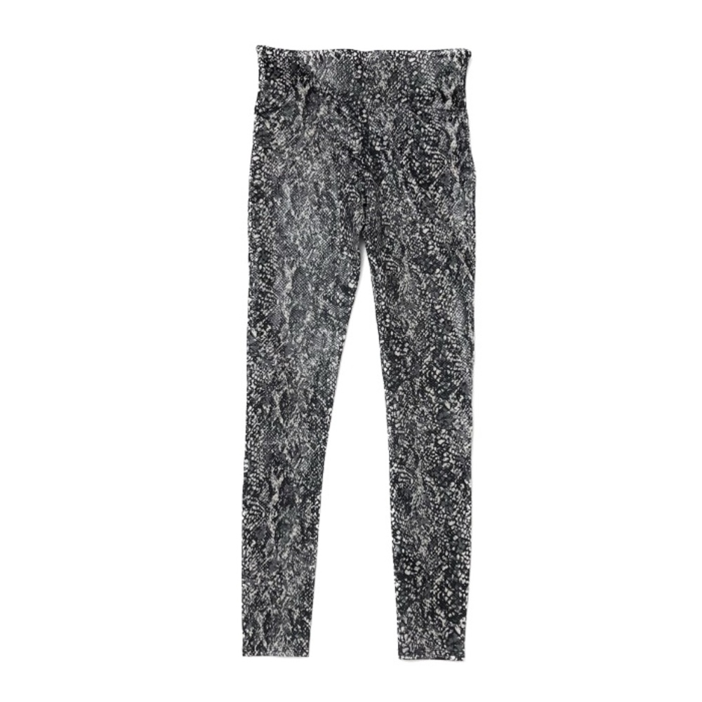 SPANX Faux Leather Snake Shine Leggings - Picture 2 of 11